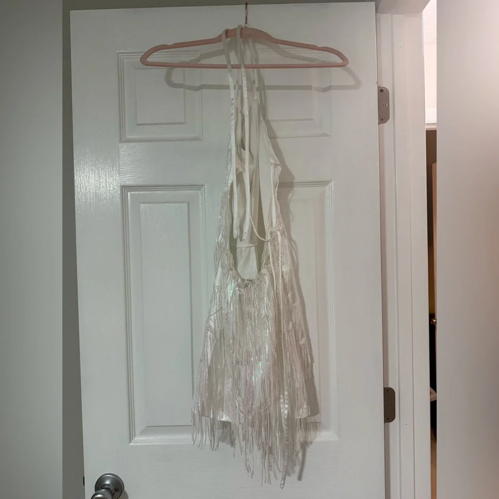 Sequin Fringe Romper - Picture 5 of 7